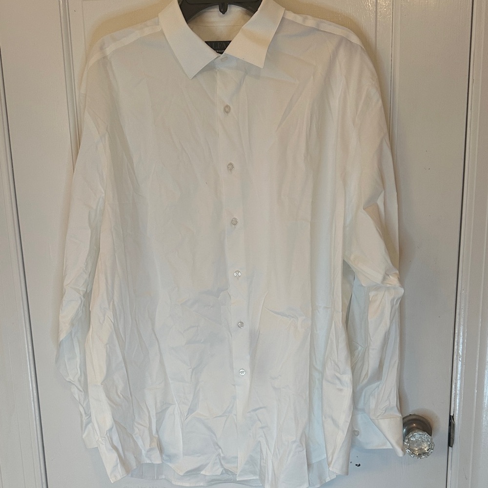 Alfani White Dress Shirt size XL NWT Imperfect